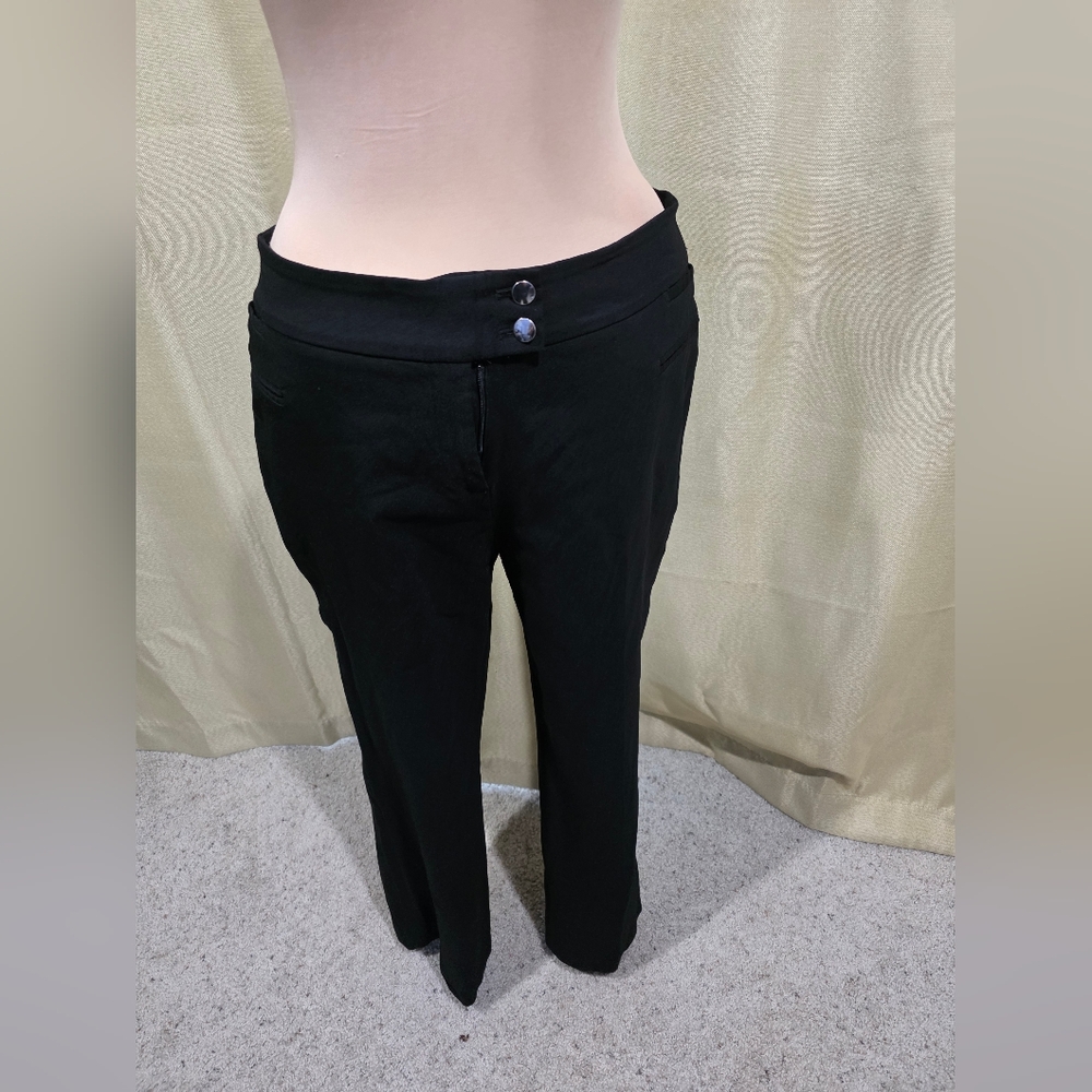 Style And Company. Black Dress Pants. 14W. 30in Inseam